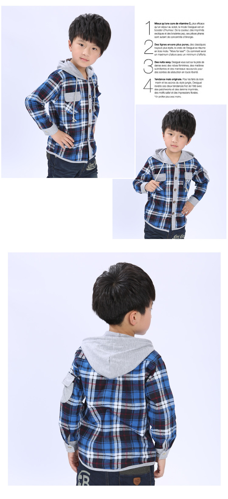 Chemise garcon à manche longue - Ref 2077970 Image 20