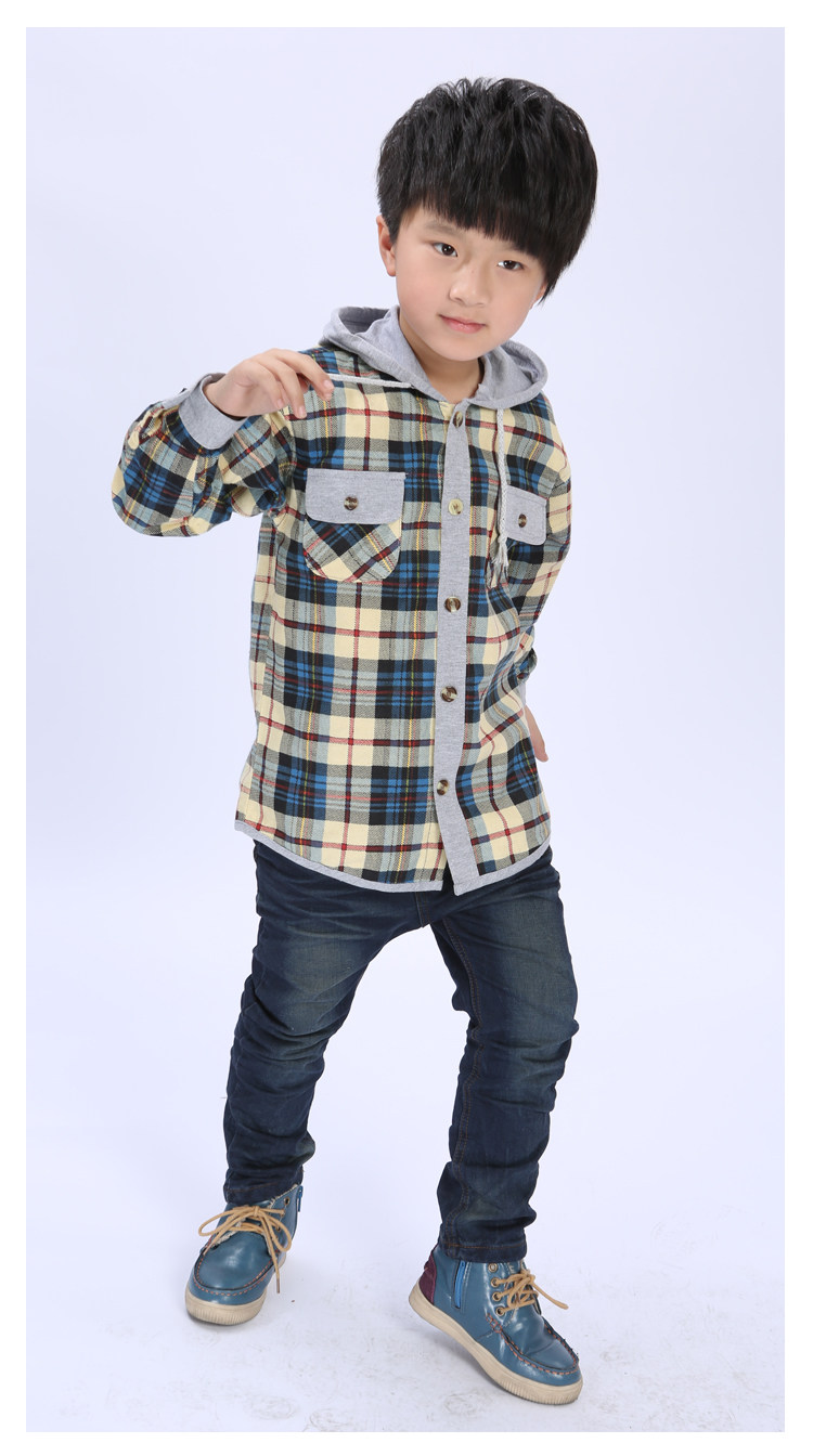 Chemise garcon à manche longue - Ref 2077970 Image 23