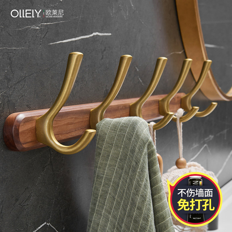 Punch-free hook entry door porch hanger wall hanging wall door rear hook dressing room coat hook row hook sticky hook