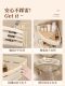 Bathroom Corner Shelf, No-Drill Installation, Toilet, Bathroom, Shower Room, Corner Basket, Milky White