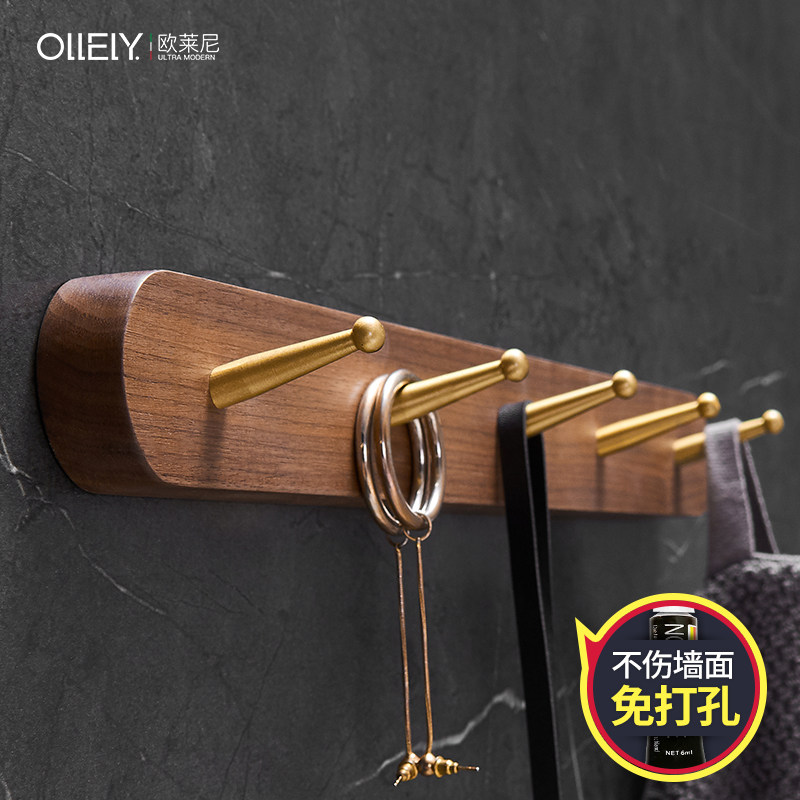 Punch-free dorm room in the back of the door GENGUAN KEY CLOTHS HAT HOOK HANGER BATHROOM TOWELS HANGING CLOTHES HOOK WALL-MOUNTED WALL