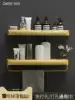 Powder room golden bathroom shelf hole-free mirror front storage Bathroom wall Bathroom supplies Household Daquan