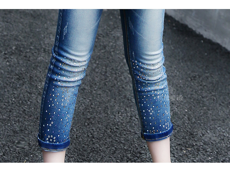 Pantalon fille 6302KZ073 en toile - Ref 2065196 Image 39