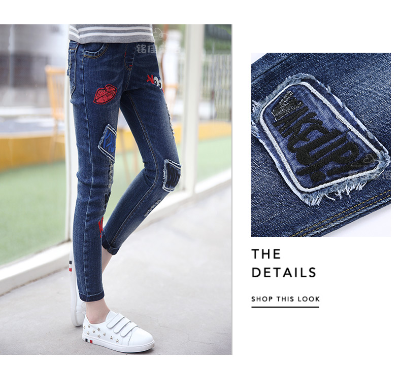 Pantalon fille 6355KZ237 en toile - Ref 2065201 Image 51