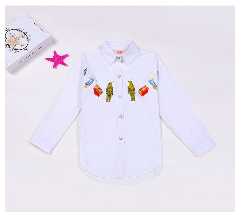 Chemise fille à manche longue - Ref 2088834 Image 73