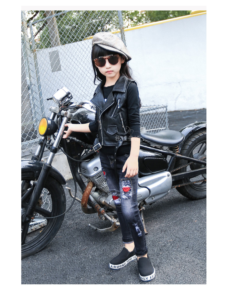 Gilet fille en cuir - Ref 2071103 Image 69