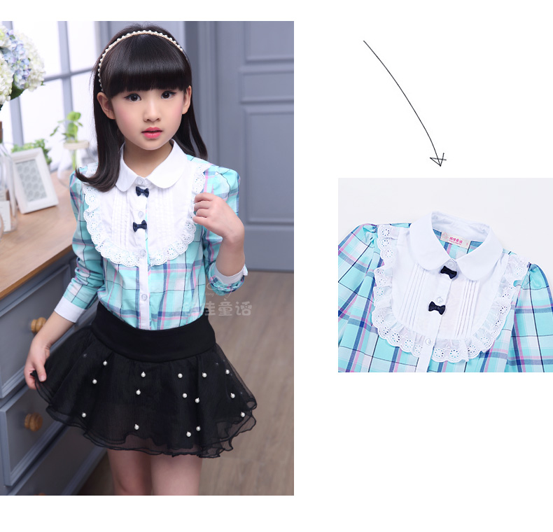 Chemise fille à manche longue - Ref 2088835 Image 64