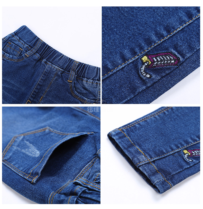 Pantalon fille 6301KZ007 en toile - Ref 2064783 Image 35