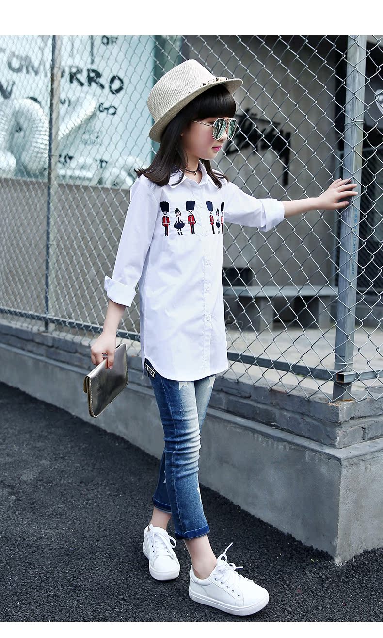 Chemise fille à manche longue - Ref 2088833 Image 50