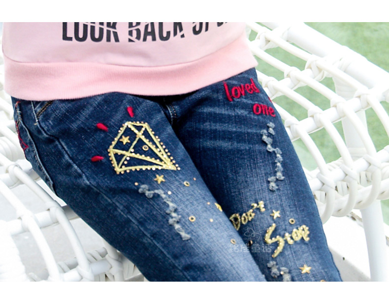 Pantalon fille 6355KZ248 en toile - Ref 2065207 Image 31