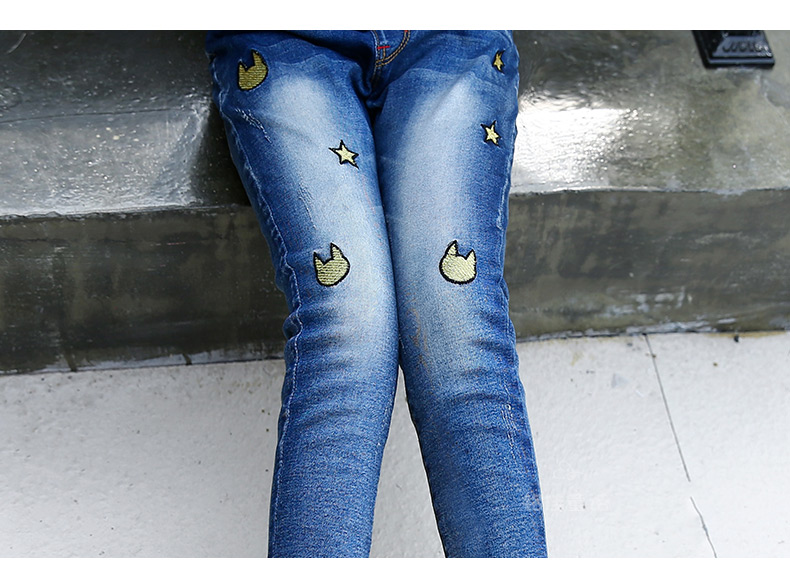 Pantalon fille 6302KZ038 en toile - Ref 2065205 Image 39