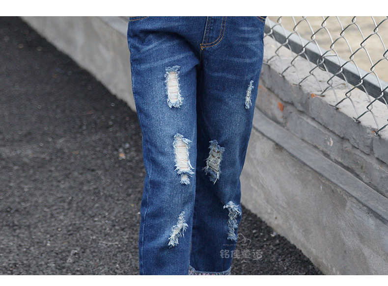 Pantalon fille 6363KZ226 en toile - Ref 2064769 Image 28