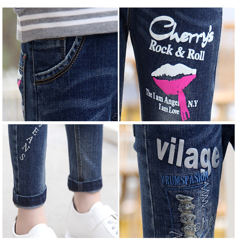 Pantalon fille 6355KZ248 en toile - Ref 2065207 Image 44
