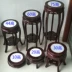 Gỗ chậu hoa phòng khách bonsai bể cá lắp đặt đơn giản châu Âu ban công nội thất gỗ rắn hoa đứng bàn hoa ngắn - Kệ kệ thông minh Kệ