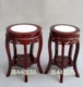 Gỗ chậu hoa phòng khách bonsai bể cá lắp đặt đơn giản châu Âu ban công nội thất gỗ rắn hoa đứng bàn hoa ngắn - Kệ kệ thông minh