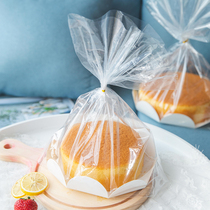 Thickened 6 8 inch chiffon cake box packaging bag toast bag cupcake box 10 into the golden silk silk