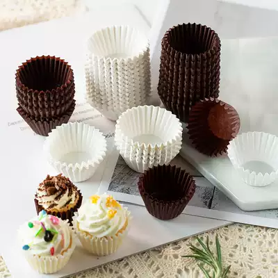 Korean solid color paper tray CAKE OIL PAPER tray CUP CAKE PAPER CUP 70 or so deepened Xuemei Niang