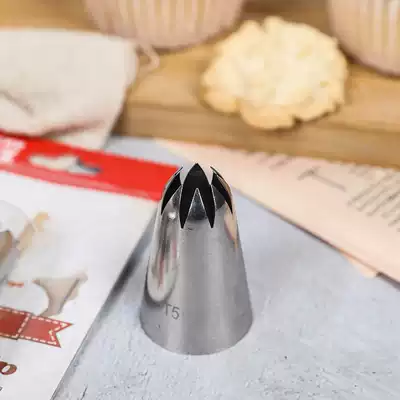 Baking Tools Eight Tooth Cookie Decorating Mouth Stainless Steel Biscuit Cake Decoration
