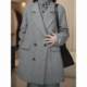 2025 Autumn and Winter New Double-sided Cashmere Coat Women's Mid-Length Korean Style Loose Wool Woolen Coat