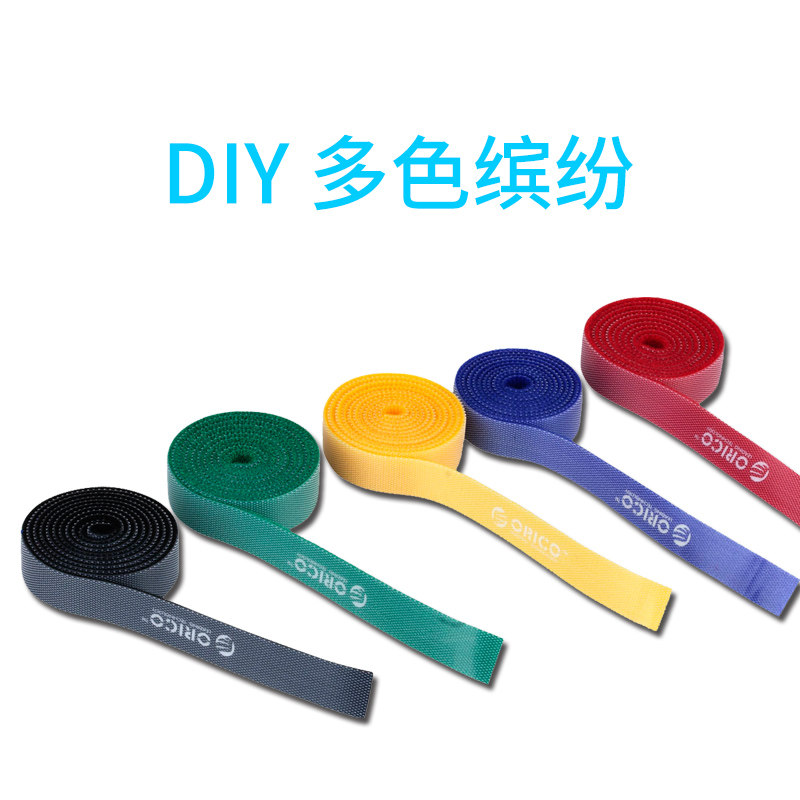 Orico orico uses hook and loop ties to organize and store ties to organize 5 meters of computer wires.