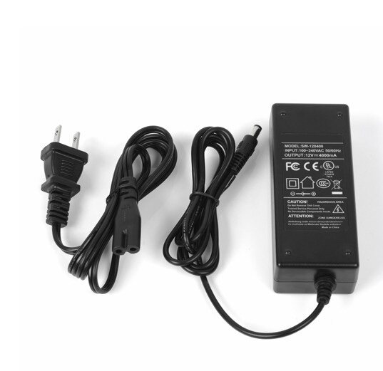 12V4A/3A桌面式电源适配器硬盘盒/座专用电源线含美规AC线