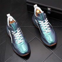 European Station Mens Shoes Bag Bottom Old Daddy Shoes Tide Shoe Boomer Martin boots Mens Inn Wind Bright Colors High Bunch Shoes Man