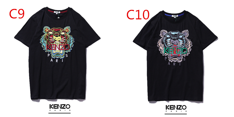 Mùa hè 2019 bùng nổ Ba Takada Giáng Sinh In thêu Tiger Head Cotton Áo thun nam và nữ lỏng lẻo Cặp đôi tay ngắn - Áo phông thể thao áo thun adidas nam cổ tròn
