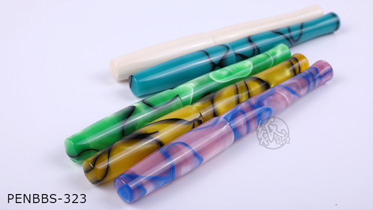 Ручка перьевая 坛笔penbbs323钢笔论坛自来水笔彩色哑克力笔大明尖礼品笔学生笔