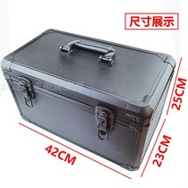 Thickened multifunctional car Beauty film toolbox vertical portable aluminum alloy with password storage box placement tool