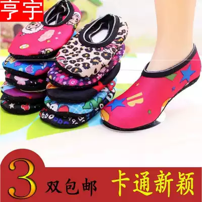 ~ Baby thick-bottom dance socks children's socks early education center shoe cover non-slip birth baby carpet dancing outside