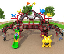 Kindergarten Outdoor Climbing Frame Large Slide Climbing Combination Childrens Play Equipment Community Square Outdoor Toys