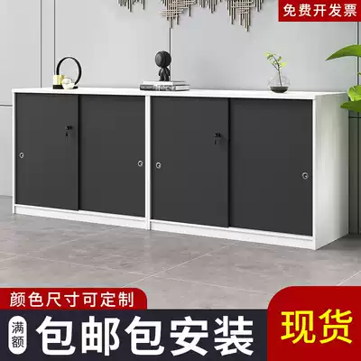 File cabinet short cabinet information Cabinet office storage cabinet moving door with lock wooden floor filing cabinet storage partition cabinet