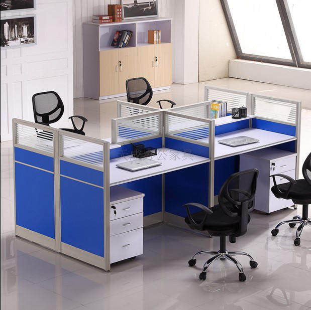 Dongguan Office Furniture Brief Modern Staff Desk Staff Screens PARTITION DESK SCREEN WORK POSITION COMPOSITION TABLE