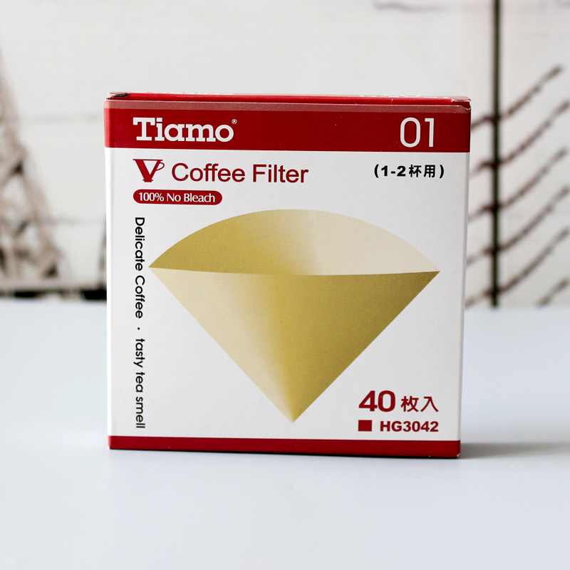 tiamoV01 Coffee filter paper 101 Coffee powder Drop-in-filter Cup filter Paper HG3042 10 Box