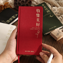 Time diary collection Beautiful notebook art and art exquisite simple college students portable TN hand ledger