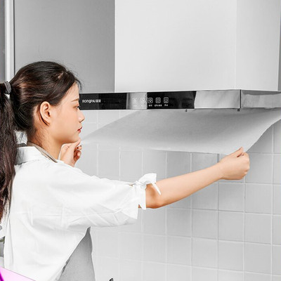 【金羚】厨房防油贴纸油烟过滤网膜3片装