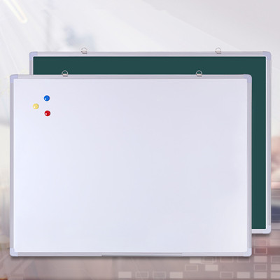加厚边框磁性挂式白板办公书写培训大白板黑板墙家用儿童涂鸦板教学白班写字板会议室留言记事看板黑板写字板