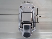 New fishing table universal accessories stainless steel lock buckle box bag buckle fishing table accessories Diaoyutai lock buckle buckle