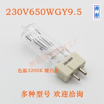650W Film and TV Spotlight Photography Tungsten Filament Bubble GY9 5 230V110V Manufacturer Direct Selling
