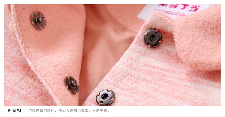 Manteau pour fille MIQIDIDA en mélange - Ref 2162318 Image 115