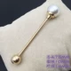 Thời trang hai đầu ngọc trai pin pin trâm đa dạng đơn giản linh hoạt chống đi áo len cardigan khăn choàng phụ kiện khóa