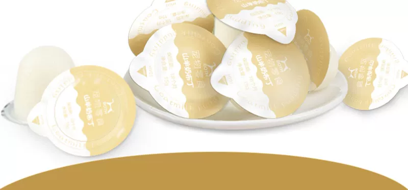 Cả hai sữa dê thạch sữa pudding sữa đóng hộp thành một con mèo với 15 viên nang thức ăn bổ sung cho mèo - Đồ ăn nhẹ cho mèo