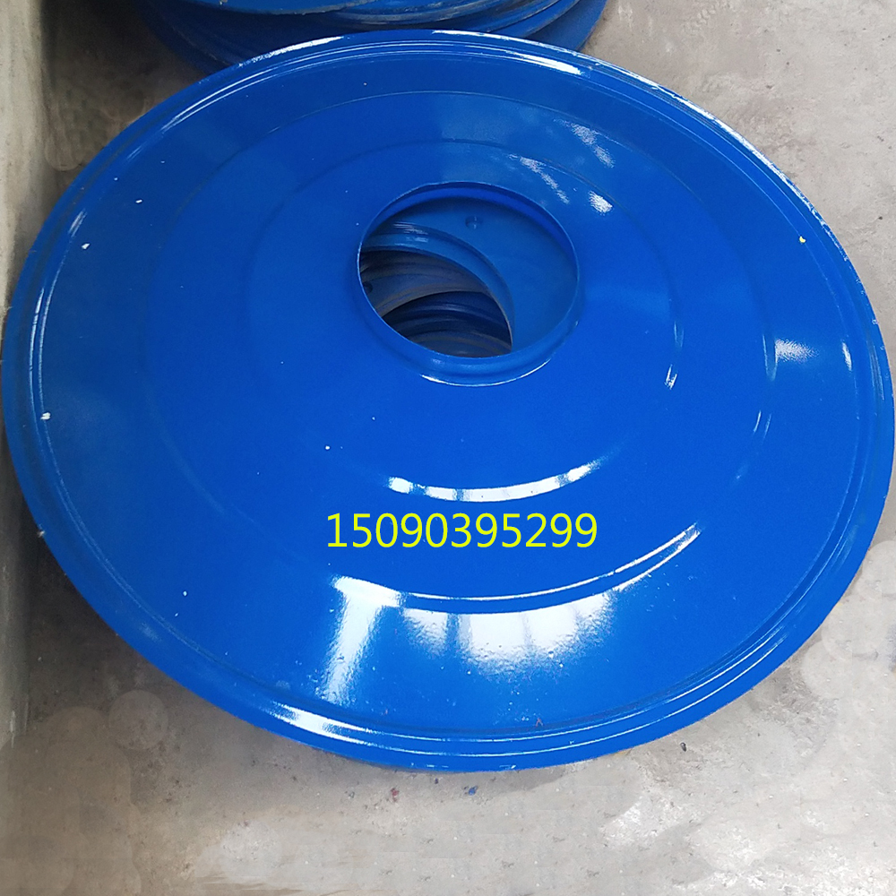 Diameter 1200 rotating screen sealing lid Separation equipment accessories Carbon steel material gray custom