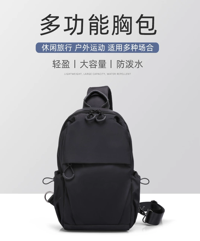 Túi đeo trước ngực nam dung tích lớn Túi đeo chéo nhỏ hợp thời trang Túi đeo chéo Túi đưa thư đa năng Túi nam túi đeo chéo du lịch nữ túi du lịch xách tay