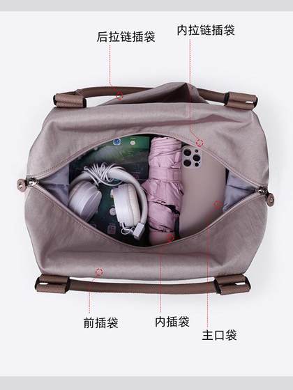 大容量手提旅行包女短途出差行李包袋套拉杆旅游袋收纳待产大包