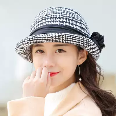 Hats Women's Autumn and Winter Korean Tide Fashion Chiroe Fashion Hats Elegant Curled Beret Hats