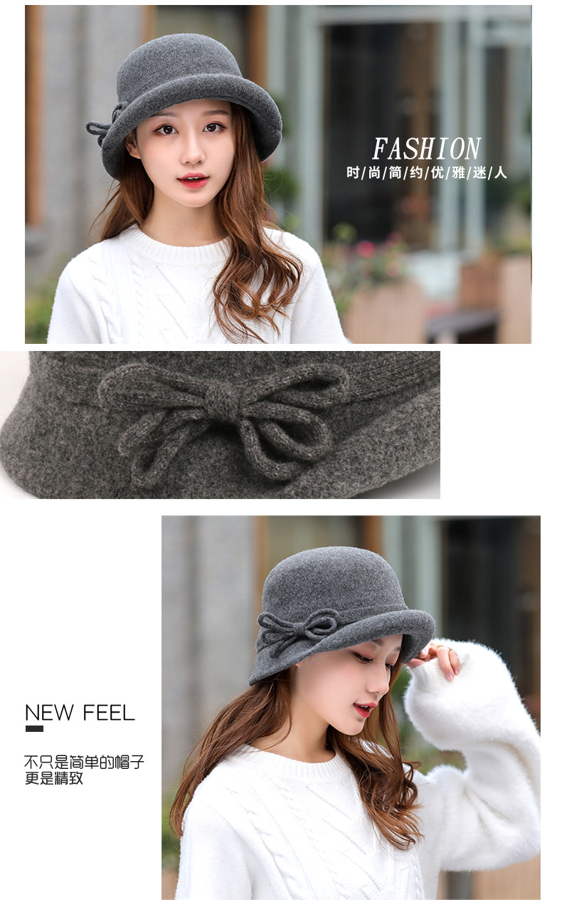 Chapeau pour femme en Melange de laine - Ref 3234059 Image 19