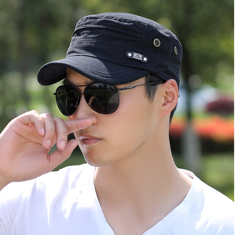 Men Casual Flat Top Hat Spring Summer Fashion 100 Hitch Baseball Cap Duck Tongue Cap Sunhat Autumn Winter Sun Hat