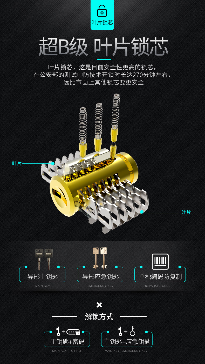 Jiebao King văn phòng an toàn tại nhà 3C mật khẩu cao 60cm lớn an toàn 45 tất cả thép chống trộm tường