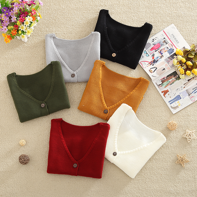 Áo len nữ không tay Áo len hàn quốc nữ mùa thu 2019 nhỏ vest nữ vest ngắn ngoài áo len thủy triều - Đan Cardigan thời trang nữ cao cấp